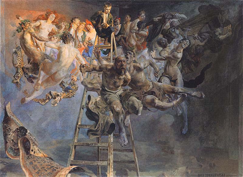 Jacek Malczewski Vicious circle oil painting image